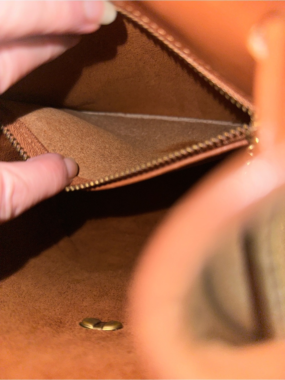 Coach Brown Leather Backpack with Gold Hardware #9960 - Picture 8 of 10